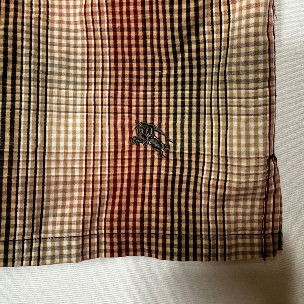 Burberry London Plaid Boxer Shorts Button Fly Men's Large Cotton - Picture 4 of 6